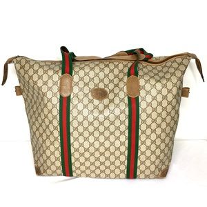 Authentic a Gucci large jumbo tote/travel bag